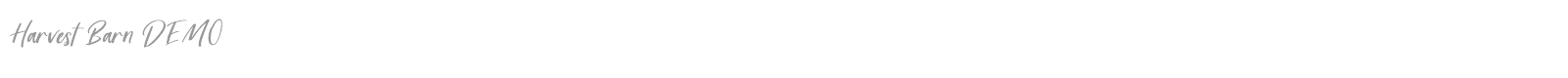 Harvest Barn font preview
